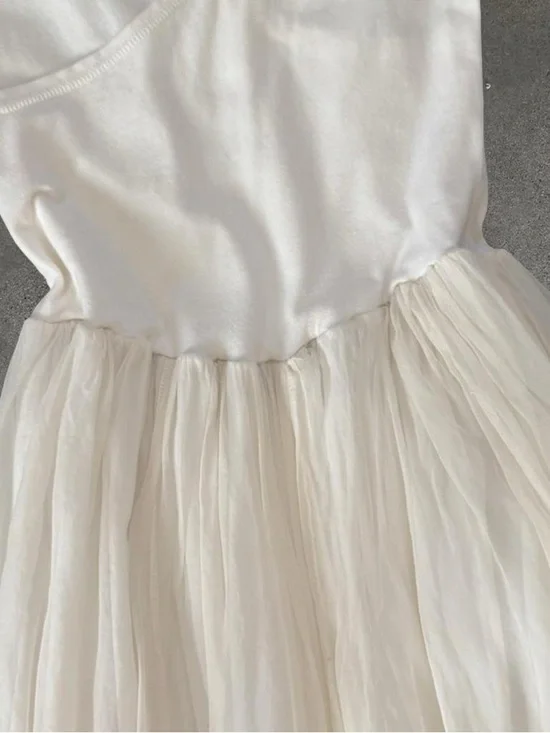 Vintage Ethereal White V-Neck Maxi Fairy Dress - Picture 5 of 7